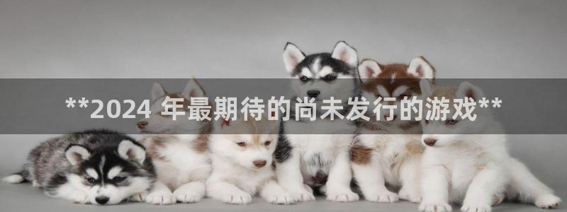 蓝狮子教育科技有限公司：**2024 年最期待的尚未发行的游戏**