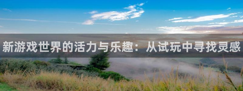 蓝狮子文化是干嘛的：新游戏世界的活力与乐趣：从试玩中寻找灵感